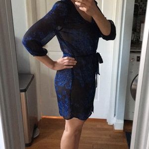 Express Dresses - Express Sheer Floral Dress Express Dresses - Express Sheer Floral Dress